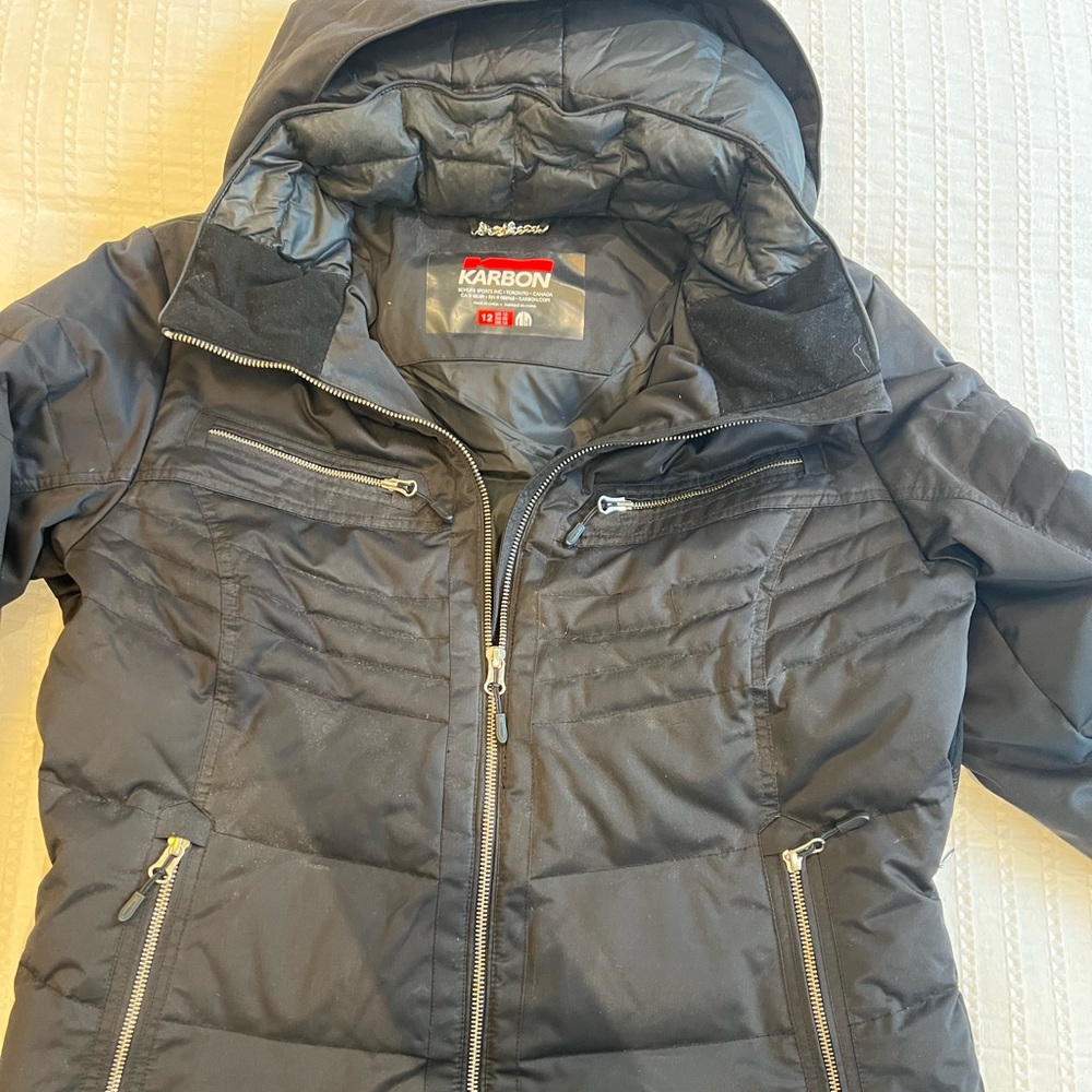 Karbon Women's Black Ski & Snow Jacket